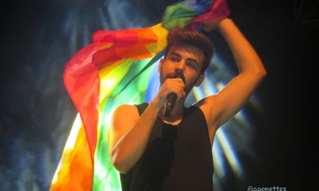 Agoney brilló en Vicálvaro el día del Orgullo