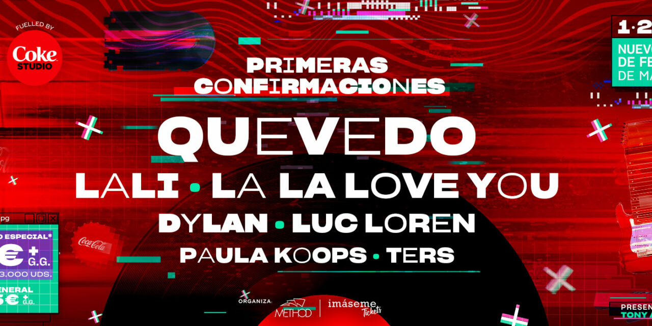 Primeros artistas confirmados para Coca-Cola Music Experience 2023: Quevedo, Lali, Paula Koops y La La Love You