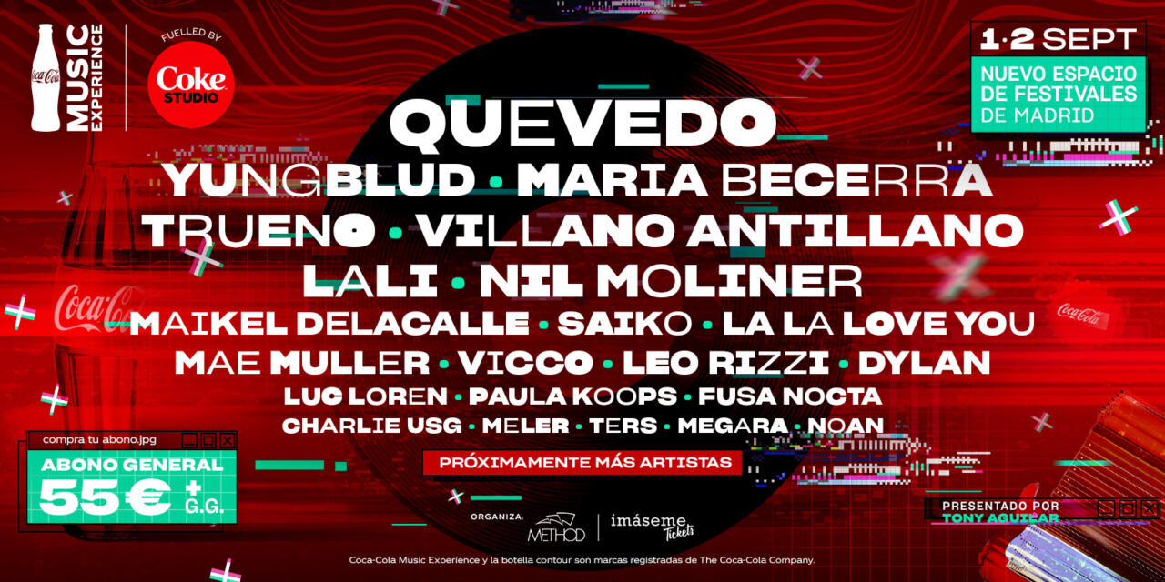 Trueno, Villano Antillano, Leo Rizzi y Fusa Nocta se suman al cartel del Coca-Cola Music Experience 2023