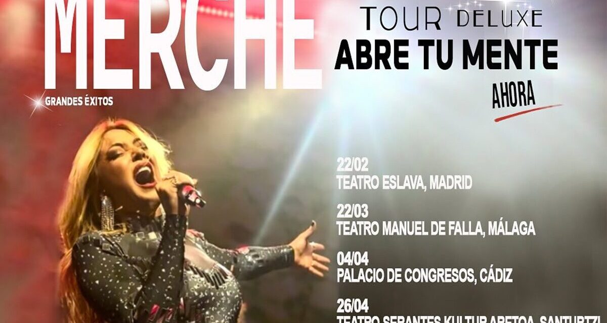 Merche abre su ‘Tour Deluxe: Abre Tu Mente’ en el Teatro Eslava de Madrid