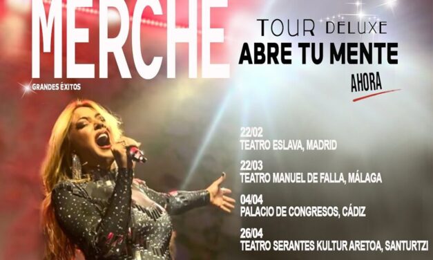 Merche abre su ‘Tour Deluxe: Abre Tu Mente’ en el Teatro Eslava de Madrid