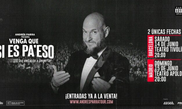 Andrés Parra celebra el Día de la Comedia con ‘Venga Que Si Es Pa’ Eso’: un show íntimo para reir y mirar hacia dentro