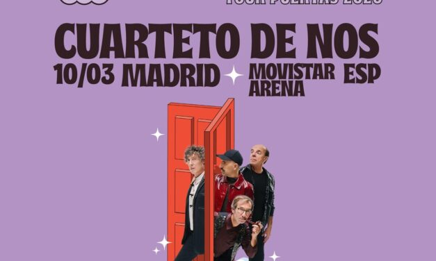 Cuarteto de Nos confirma fecha en el Movistar Arena de Madrid y será en marzo de 2026