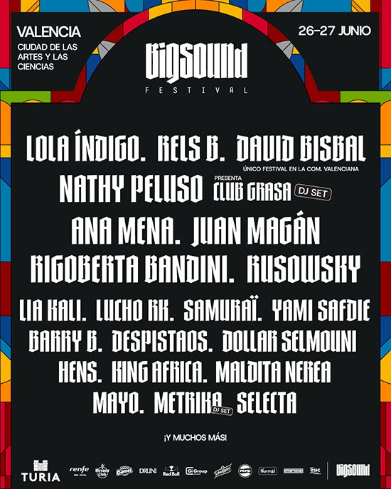 Cartel BIGSOUND Valencia. Fuente: bigsoundfestival.com