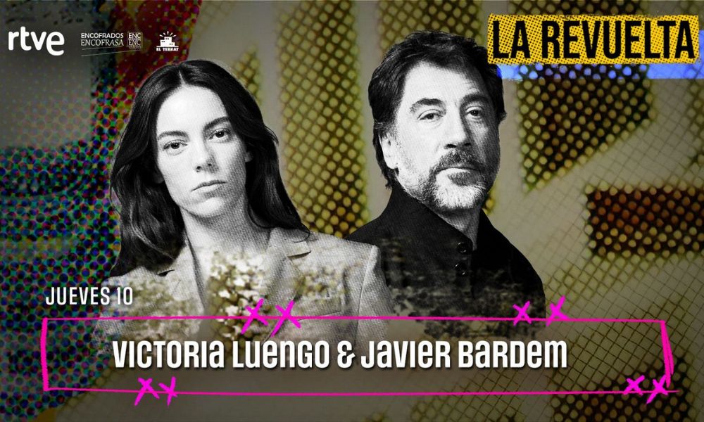 invitados la revuelta hoy javier bardem victoria luengo