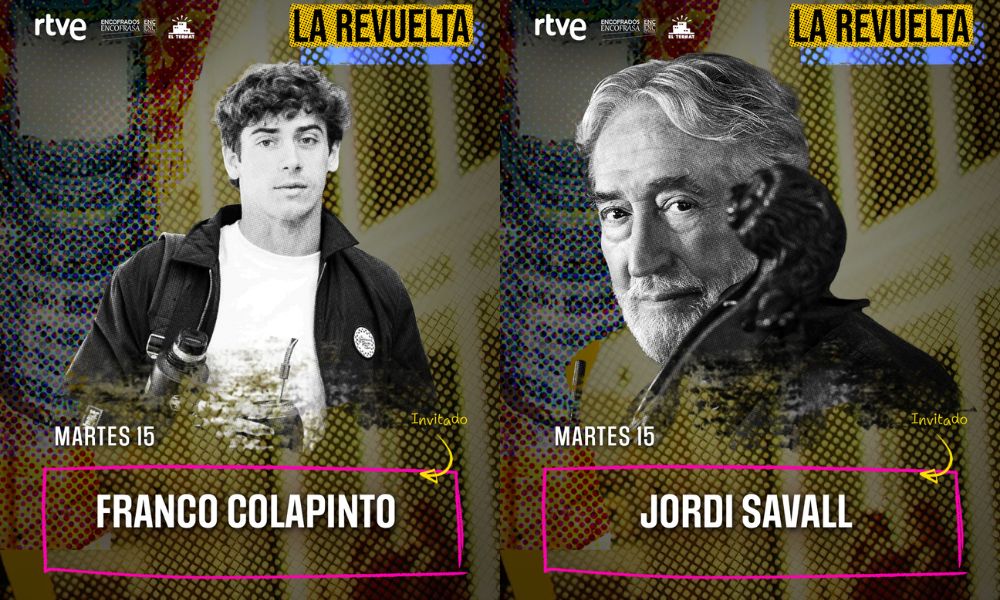 invitados la revuelta hoy franco colapinto jordi savall